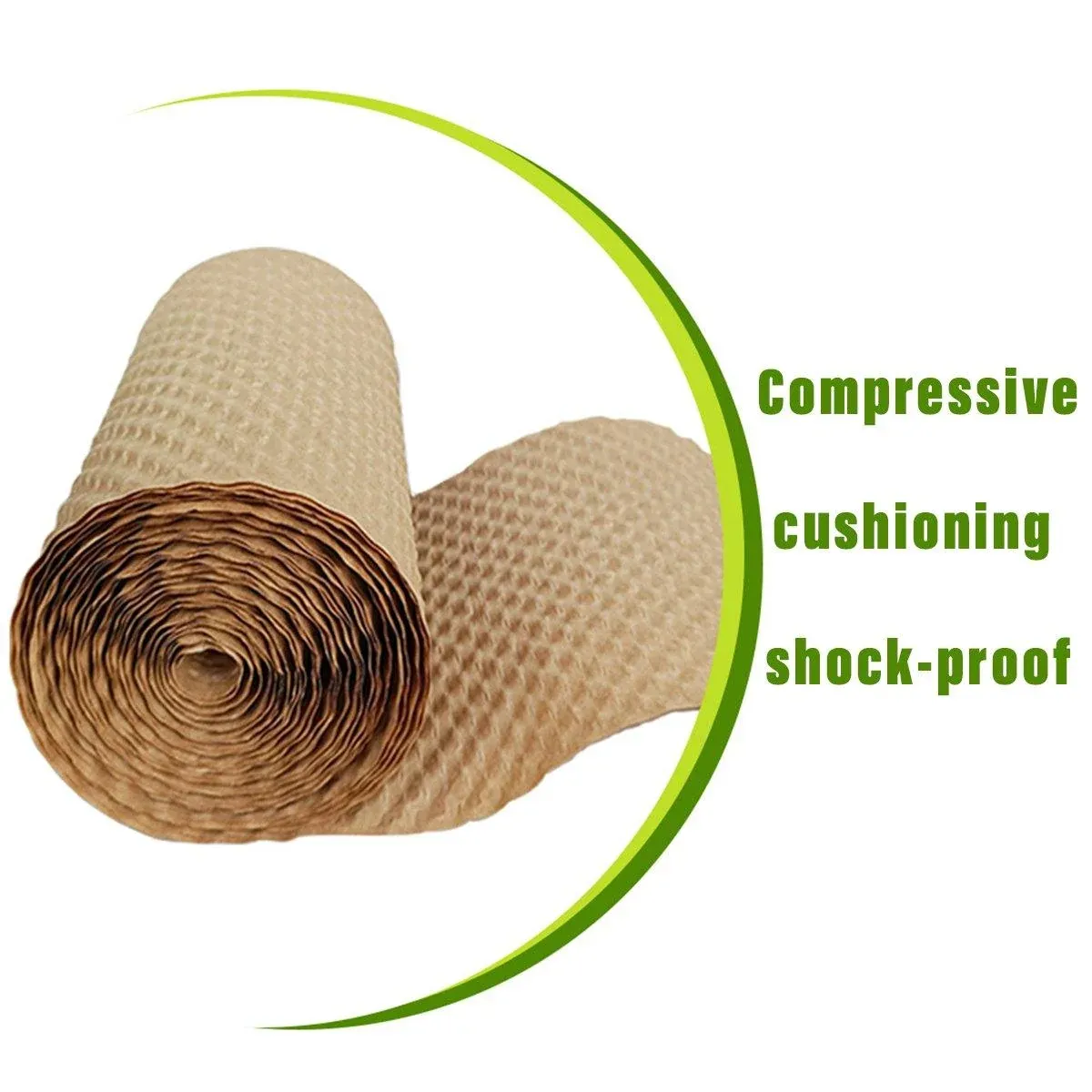 Cowhide Pressure Bubble Paper Roll Shock Absorbing Biodegradable Cushioning view 14