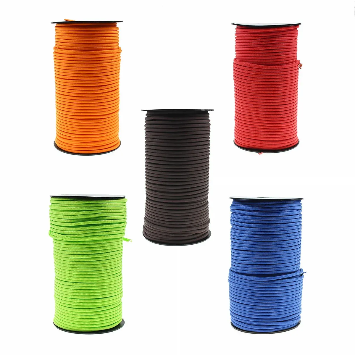 100m Paracord Outdoor Camping Binding Braided Rope Survival Gear Hiking Rope - Red view 3