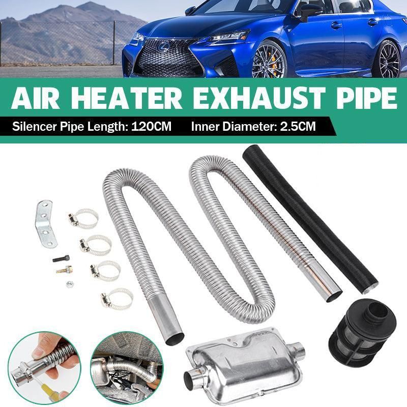 Air Diesel Parking Exhaust Pipe Hose with 24Mm Silencer Muffler Filter