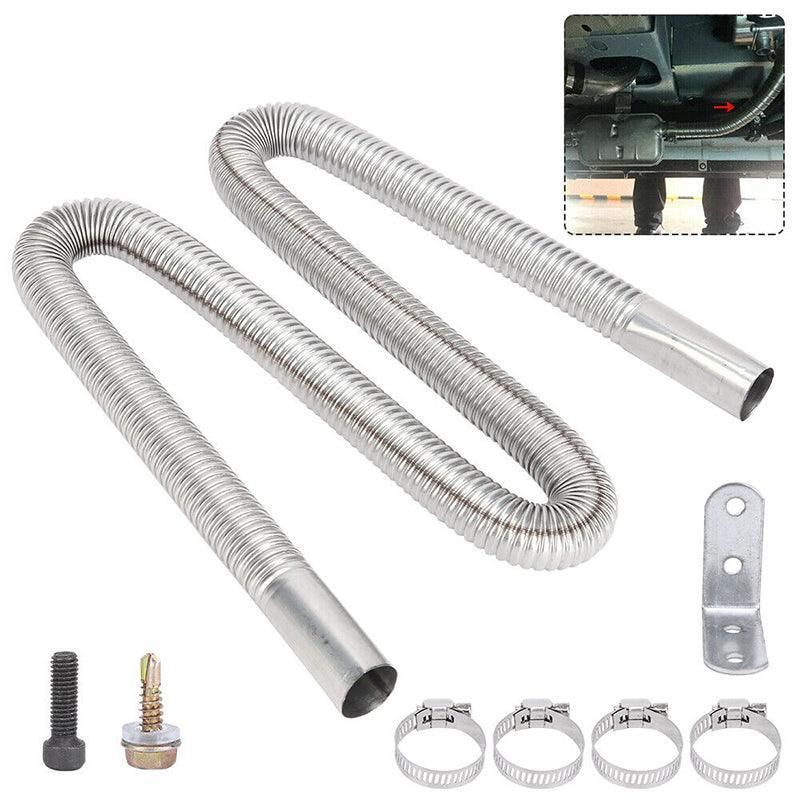 Air Diesel Parking Exhaust Pipe Hose with 24Mm Silencer Muffler Filter view 3
