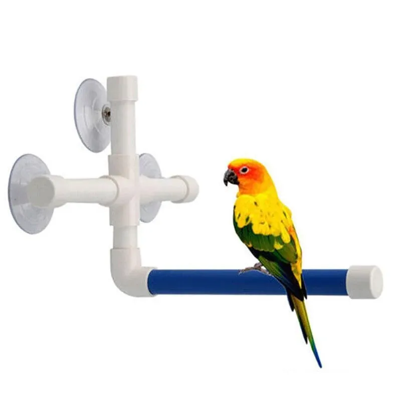 Bird Perch Stand Parrot Play Paw Grinding Stands Rack Shower Bath Platform Toys view 3