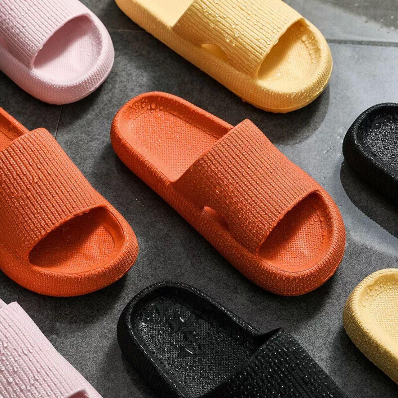 Ultra-Soft Pillow Slides EVA Slippers for Indoor Outdoor Use – Thick Anti-Slip view 10