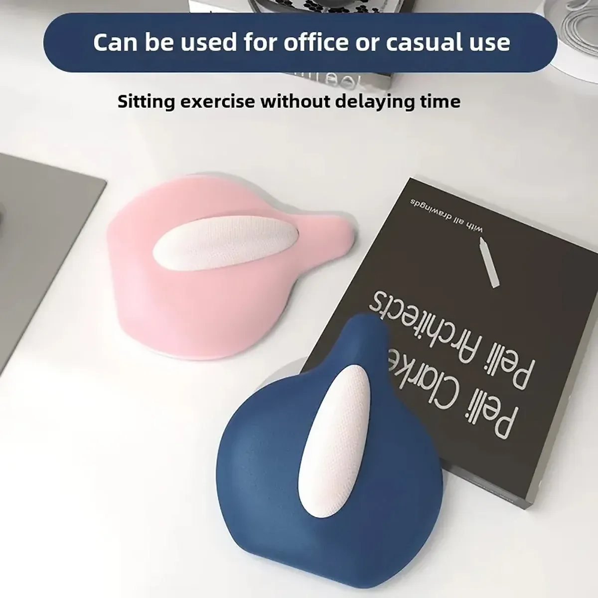 Hip and Inner Thigh Squeeze Trainer Compact Fitness Tool for Home Workouts - Pink view 11
