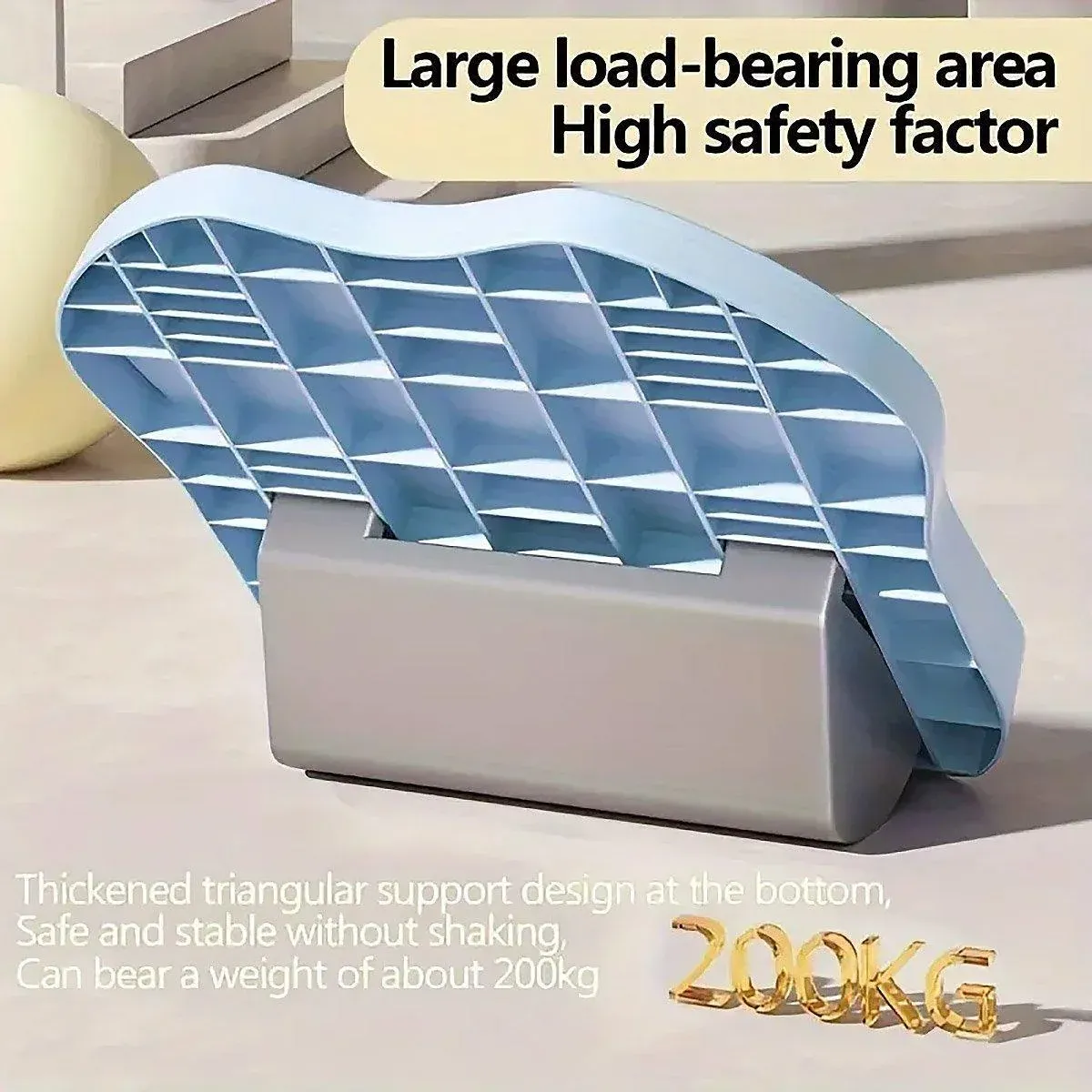 Portable Folding Stretch Board Fitness Pedal Slant Calf Ligament Trainer Tool view 6
