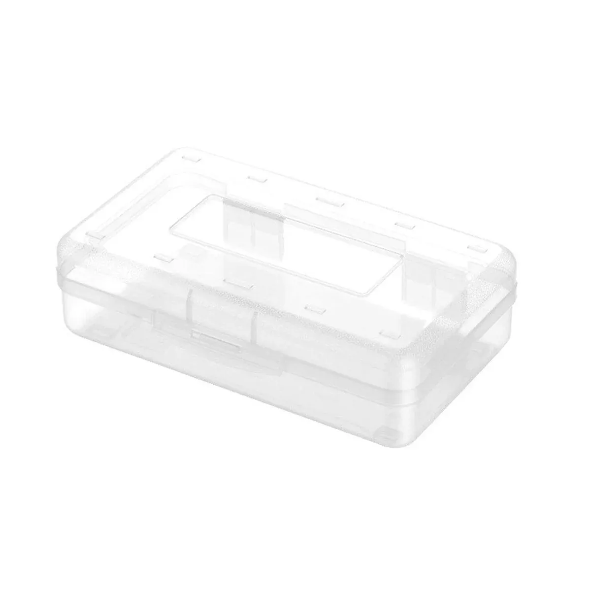 Large Capacity Transparent Plastic Pencil Case Multifunctional Student Art Box — image 1
