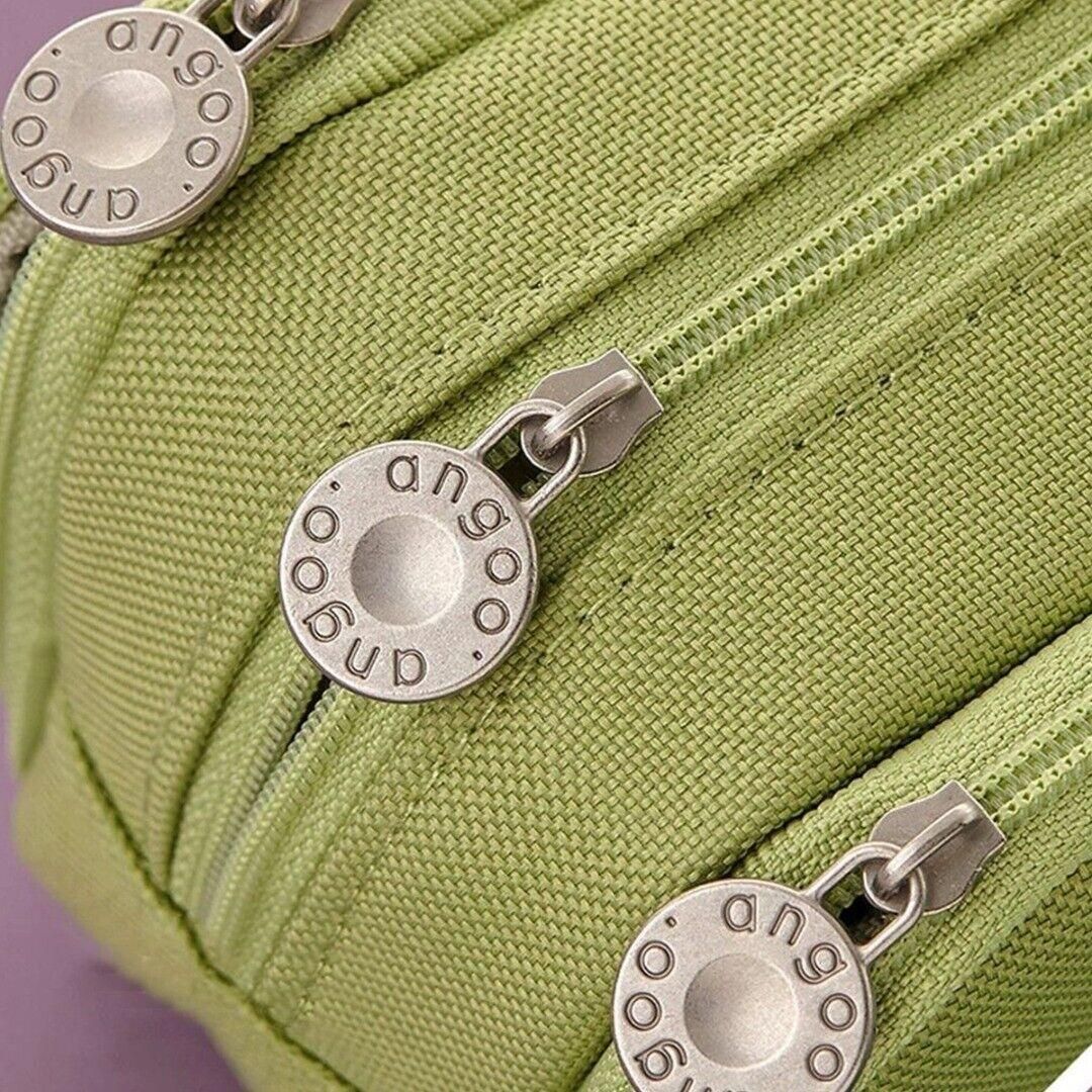 Zipper Pencil Case Large Capacity Storage Bag School Stationery Makeup view 12
