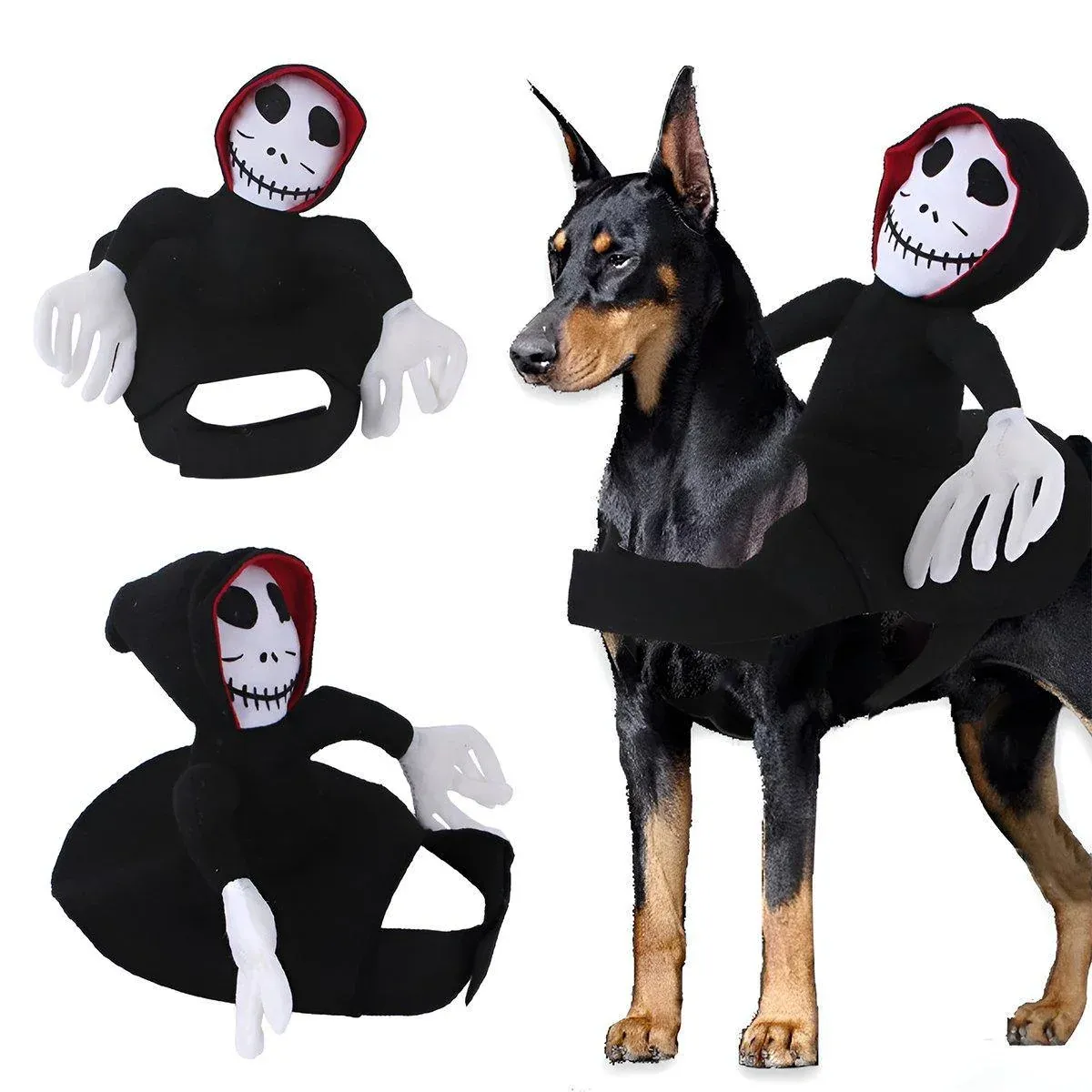 Halloween Dog Costume Pet Accessories Funny Dress Up for Small Medium Dogs view 11
