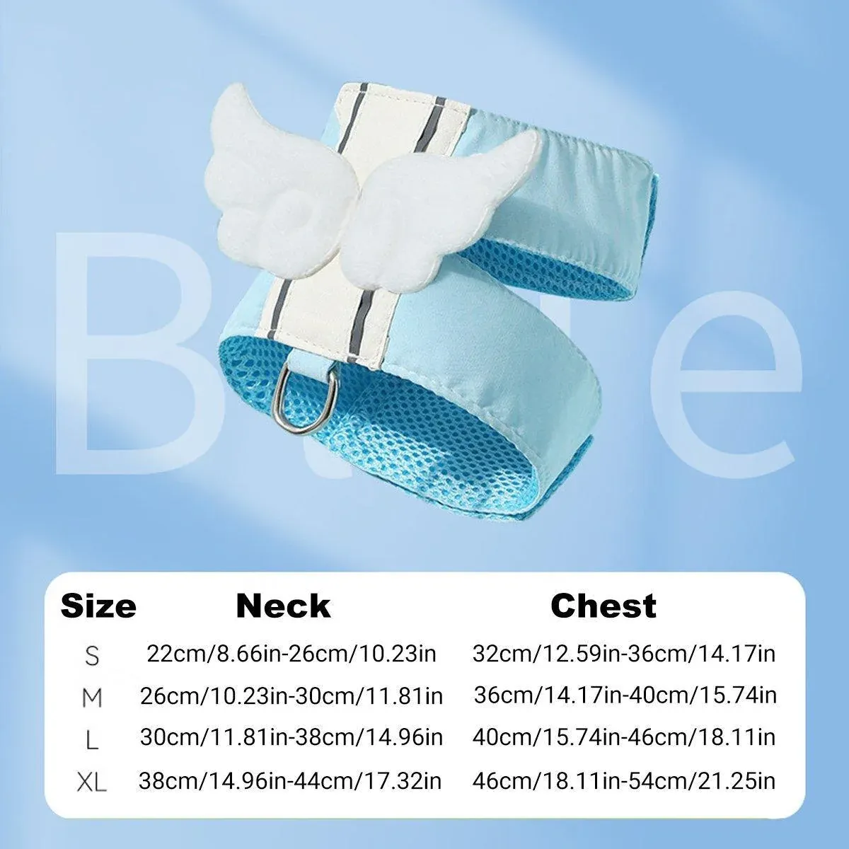 Pet Angel Wings Dog Vest Leash Cat Harness Anti-Break Walking Dog Leash Set view 4