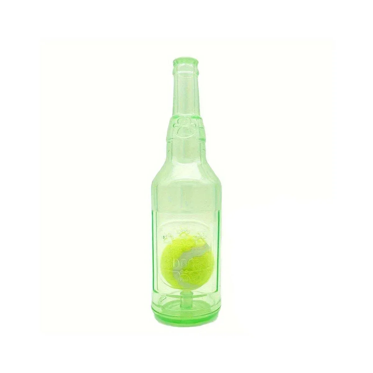 Durable Pet Teething Resistant Tennis Ball Wine Bottle Chew Toy for Dogs Play — image 1