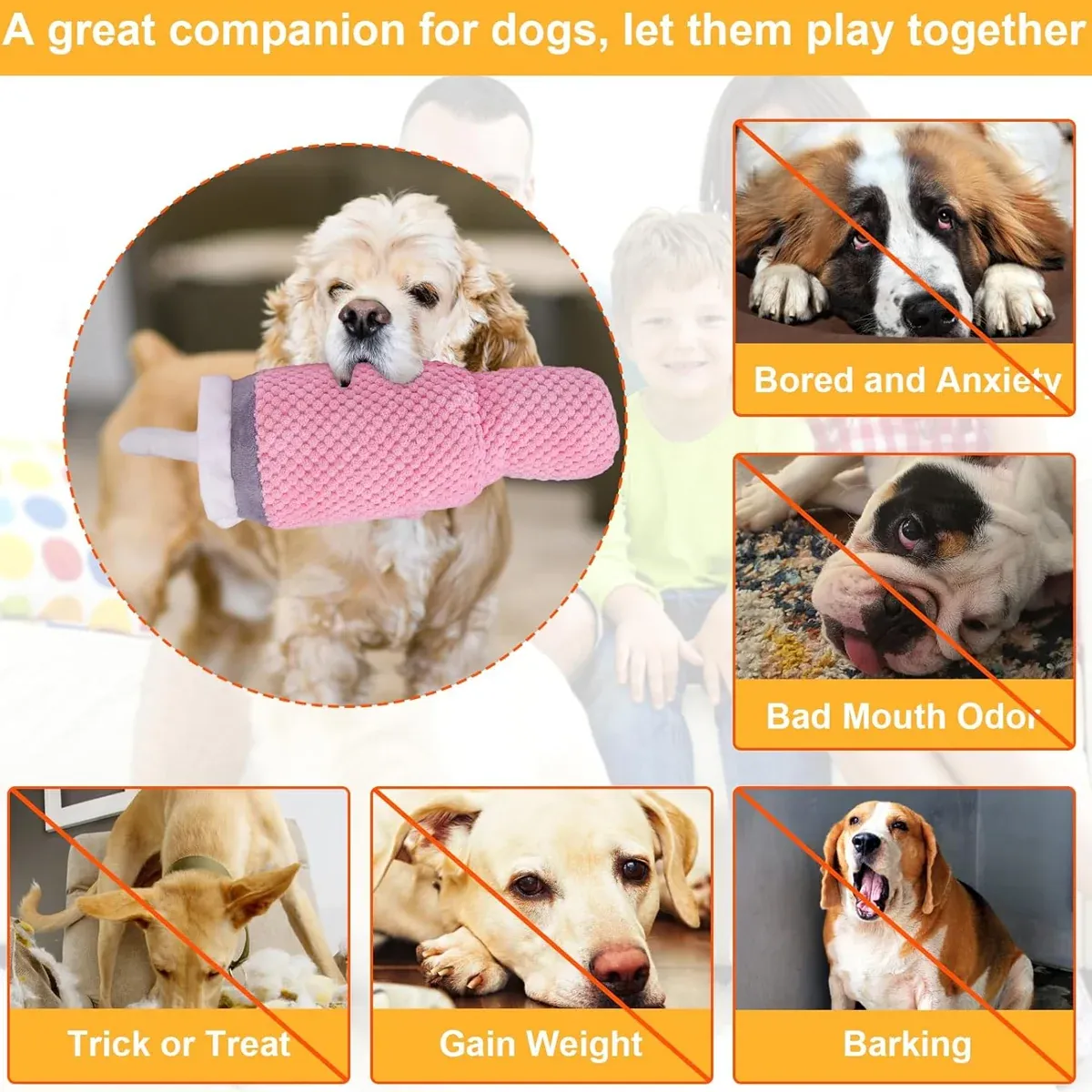 Dog Squeaky Toy Stuffed Water Cup Toy Plush Cup Chew and Supplies Training Pet view 9