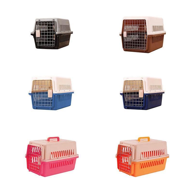 Large Pet Transport Crate for Dog Cat Rabbit Portable Ventilated Travel view 3