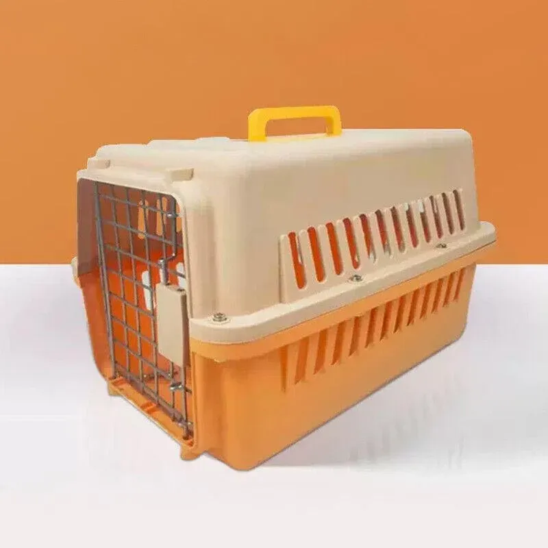 Large Pet Transport Crate for Dog Cat Rabbit Portable Ventilated Travel view 12
