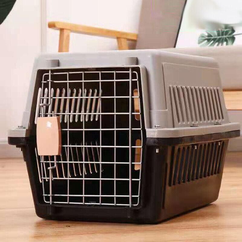 Large Pet Transport Crate for Dog Cat Rabbit Portable Ventilated Travel view 13