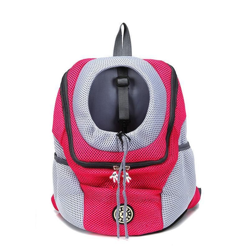 L Size Puppy Travel Mesh Pet Dog Carrier Backpack Front Travel Portable
