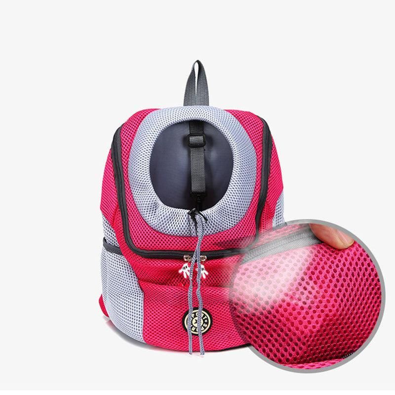 L Size Puppy Travel Mesh Pet Dog Carrier Backpack Front Travel Portable view 11