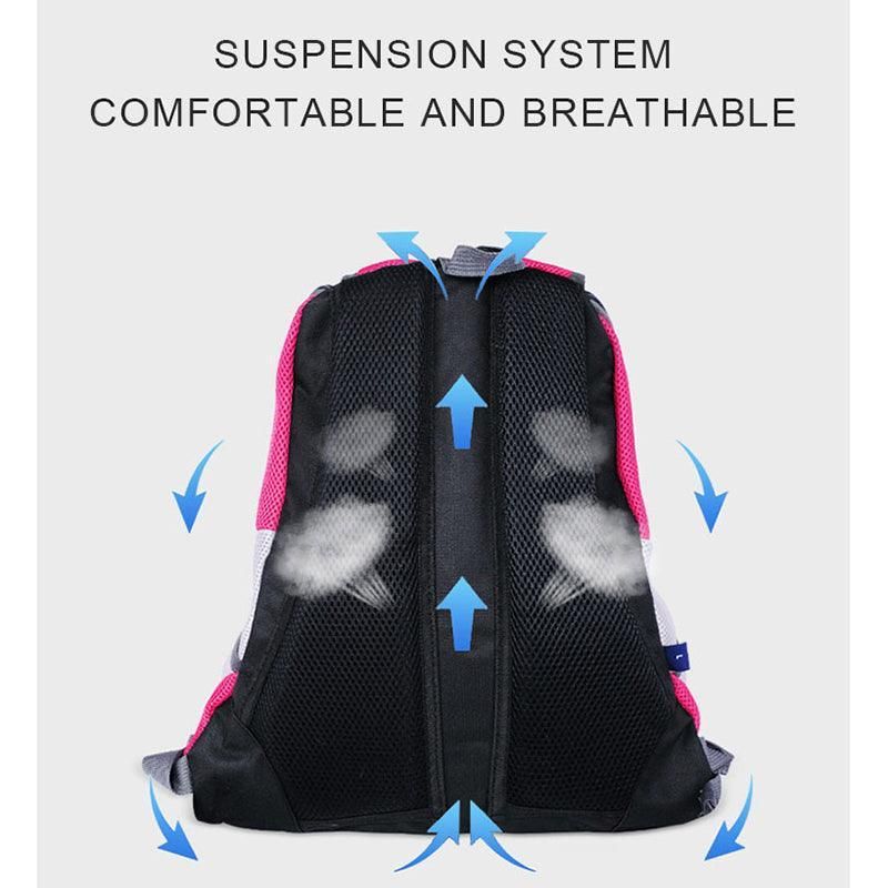 L Size Puppy Travel Mesh Pet Dog Carrier Backpack Front Travel Portable view 12