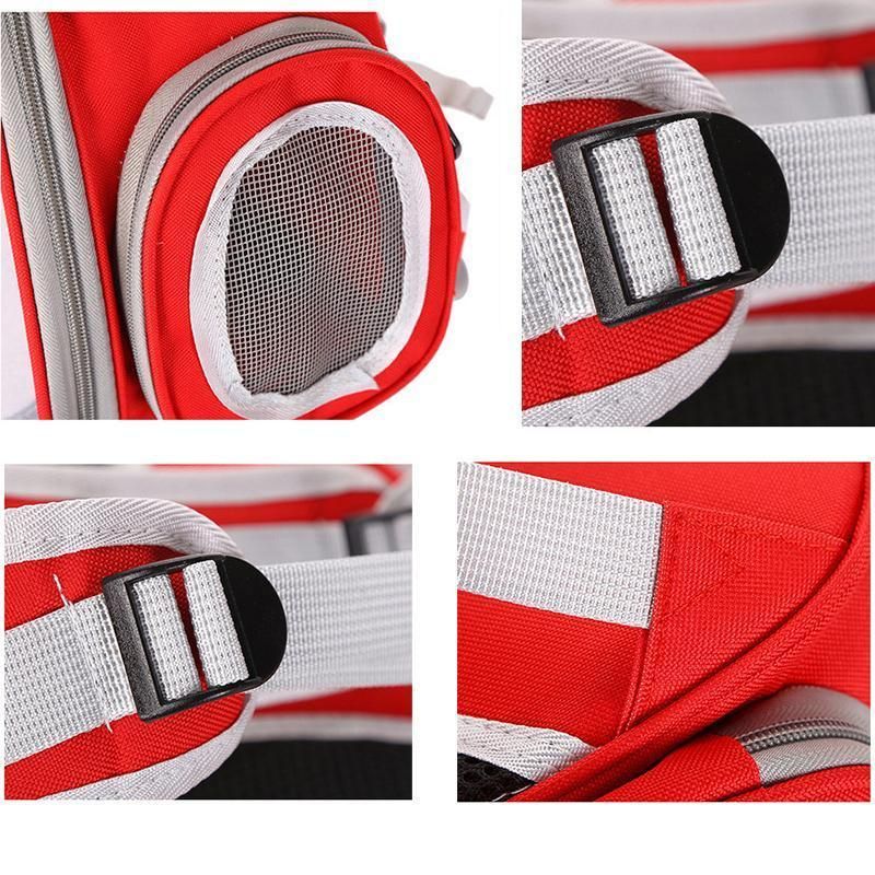 Travel Space Capsule Dog Cat Bag Breathable Outdoor Pet Backpack Carrier - Grey view 9