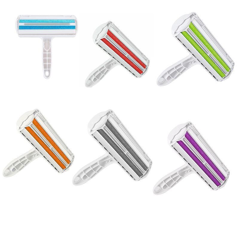 Pet Hair Remover Brush Dog Cat Fur Cleaning Roller Reusable Self Cleaning Tool view 3