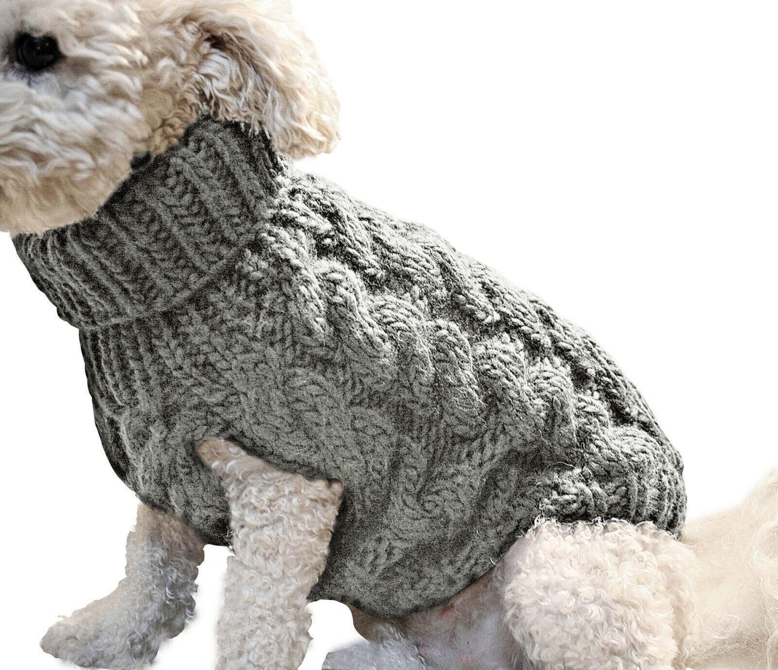 Puppy Dog Jumper Winter Warm Knitted Sweater Pet Clothes Small Dogs Coat view 14