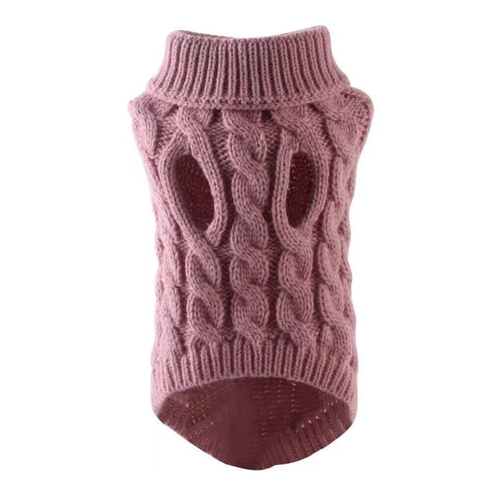 Puppy Dog Jumper Winter Warm Knitted Sweater Pet Clothes Small Dogs Coat view 4