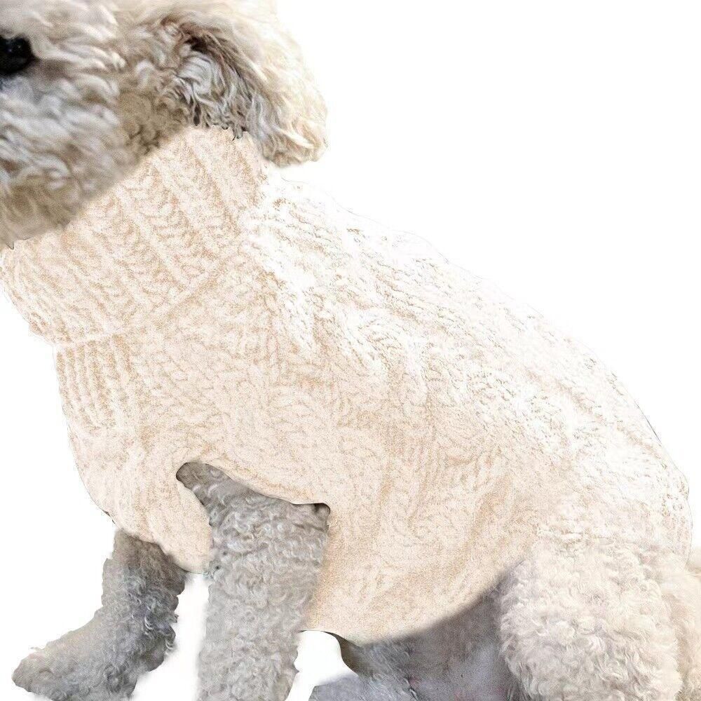 Puppy Dog Jumper Winter Warm Knitted Sweater Pet Clothes Small Dogs Coat view 11