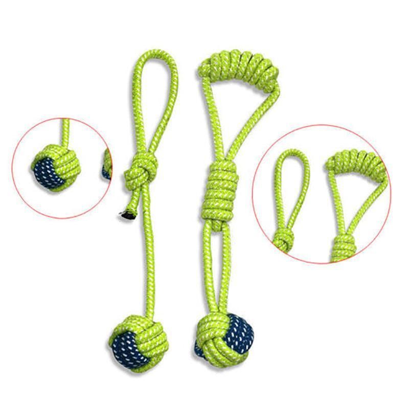 7PCS Dog Rope Chew Toys Set Cotton Knot Balls Puppy Teething Tug Training Toy view 11