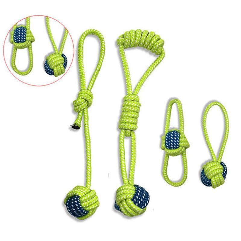 7PCS Dog Rope Chew Toys Set Cotton Knot Balls Puppy Teething Tug Training Toy view 12