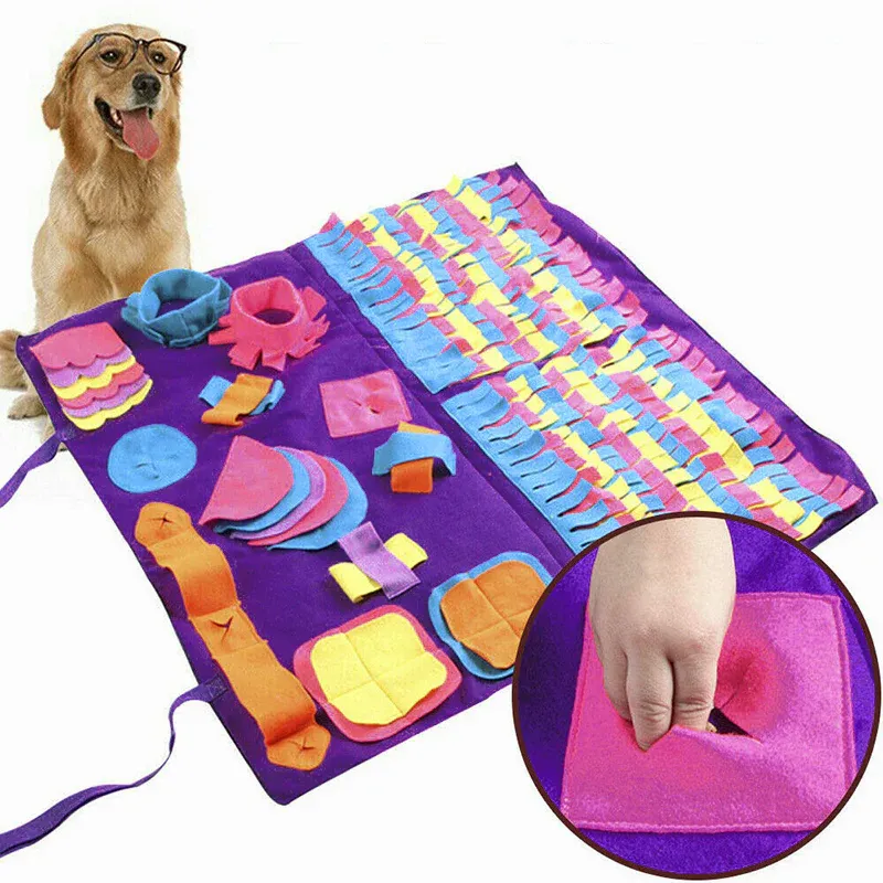 Dog Pet Nose Training Sniffing Pad Toys Blanket Game Feeding Cushion Snuffle Mat view 9