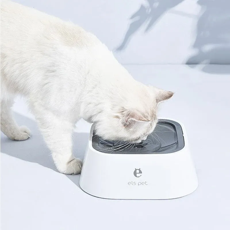 1.5L Pet Water Bowl No-Spill Design Slow Drinking Feeder with Non-Slip Base - Pink view 8