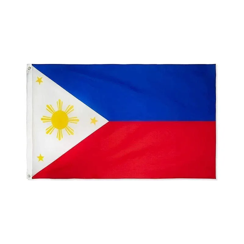 Large Philippines Flag 90 x 150 cm Outdoor Indoor Polyester with Eyelets view 2