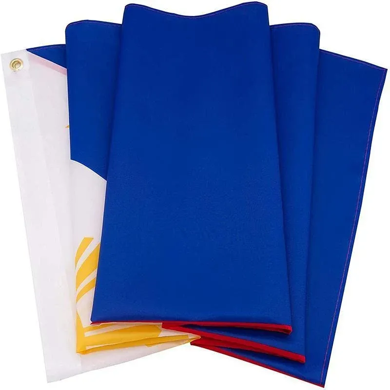 Large Philippines Flag 90 x 150 cm Outdoor Indoor Polyester with Eyelets view 3