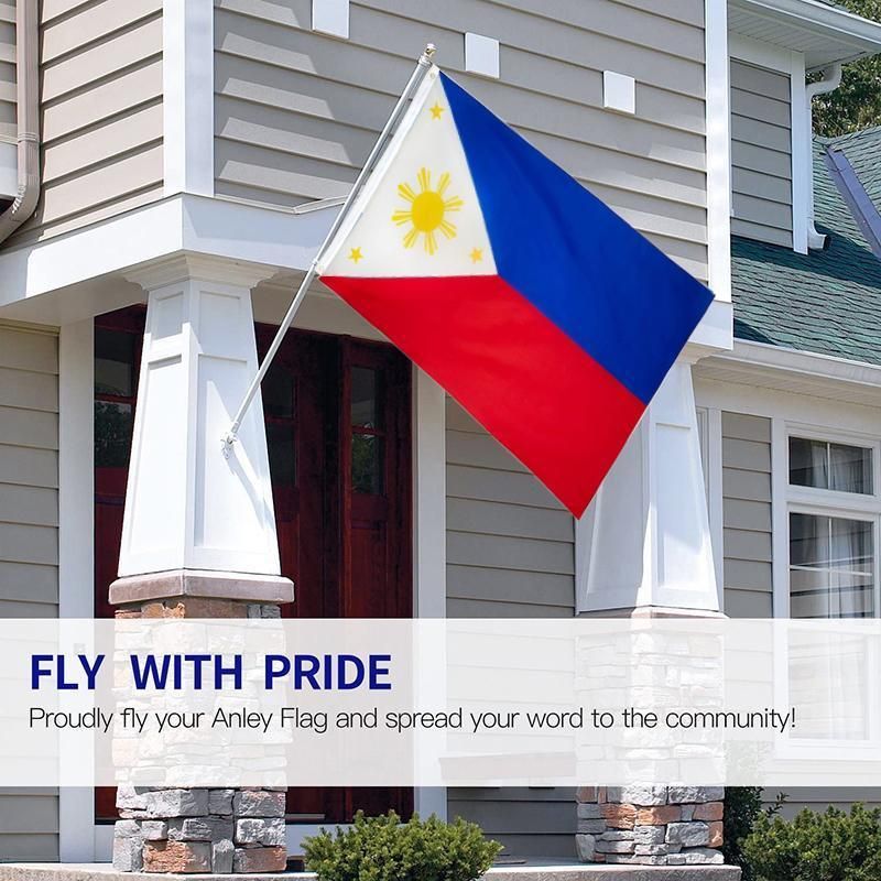 Large Philippines Flag 90 x 150 cm Outdoor Indoor Polyester with Eyelets view 4