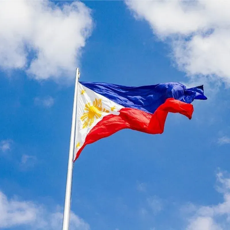 Large Philippines Flag 90 x 150 cm Outdoor Indoor Polyester with Eyelets view 6