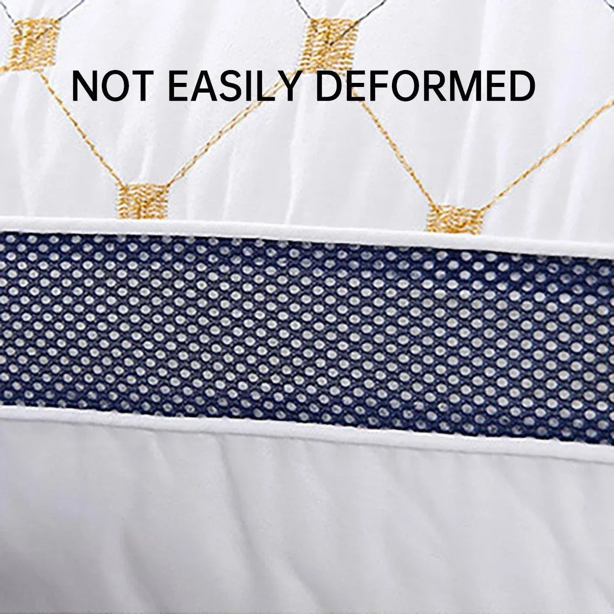 1/2pcs High Rebound Feather Velvet Pillow Washable Soft Bed Cushion Core view 6