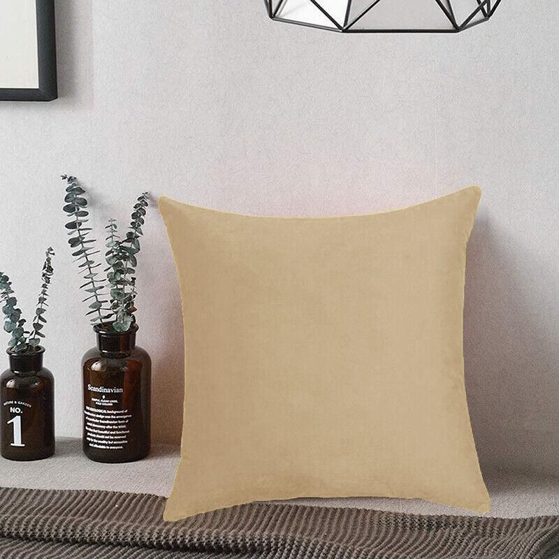 40x40cm Multicoloured Plain Solid Colour Cushion Cover Covers Decorative view 8