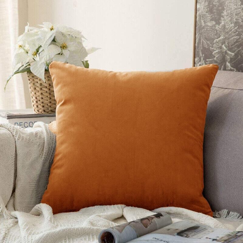 40x40cm Multicoloured Plain Solid Colour Cushion Cover Covers Decorative view 12