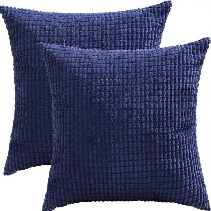 45X45 Plain Solid Colour Cushion Cover Decorative Pillow Case Home view 12