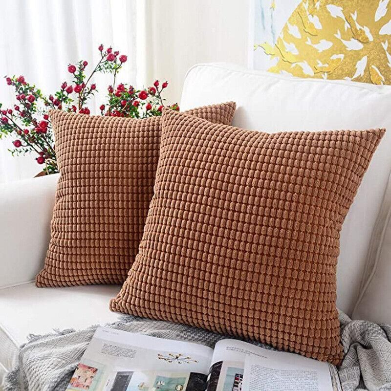 45X45 Plain Solid Colour Cushion Cover Decorative Pillow Case Home view 8