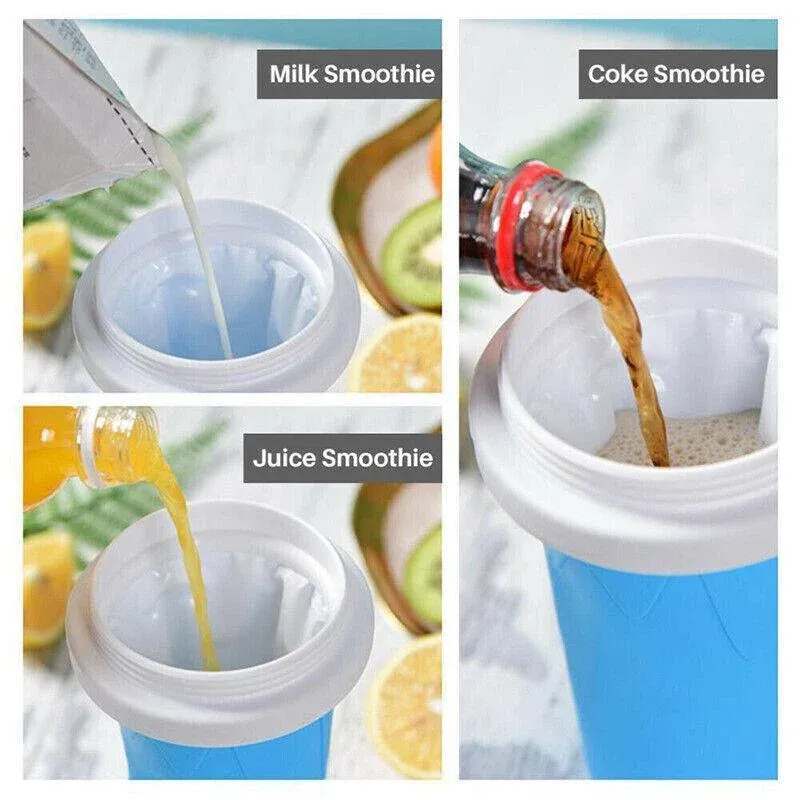 Slushie Maker Cup Quick Freeze Magic Squeeze Cup Milkshake Cup Ice Cream Maker view 4