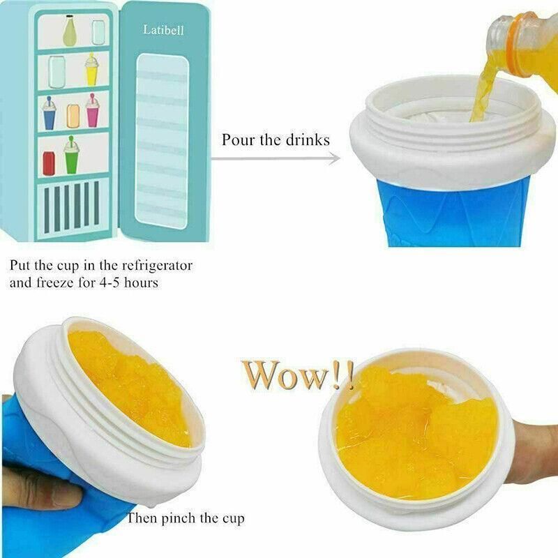 Slushie Maker Cup Quick Freeze Magic Squeeze Cup Milkshake Cup Ice Cream Maker view 7