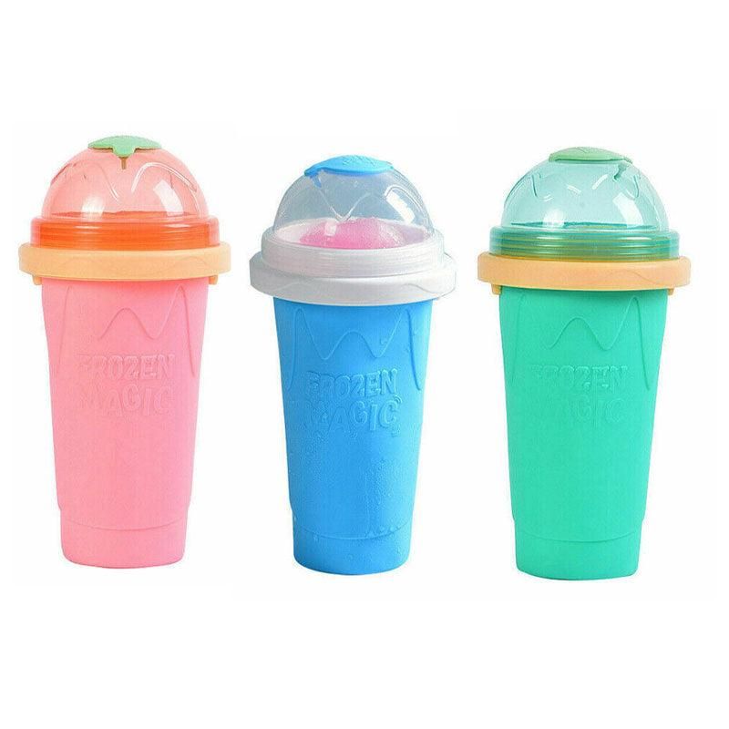 Slushie Maker Cup Quick Freeze Magic Squeeze Cup Milkshake Cup Ice Cream Maker view 3