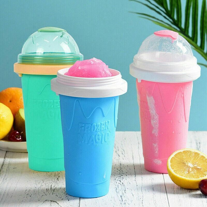 Slushie Maker Cup Quick Freeze Magic Squeeze Cup Milkshake Cup Ice Cream Maker view 8