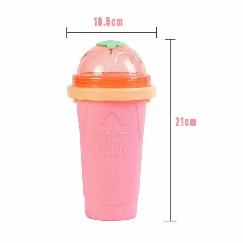 Slushie Maker Cup Quick Freeze Magic Squeeze Cup Milkshake Cup Ice Cream Maker view 10