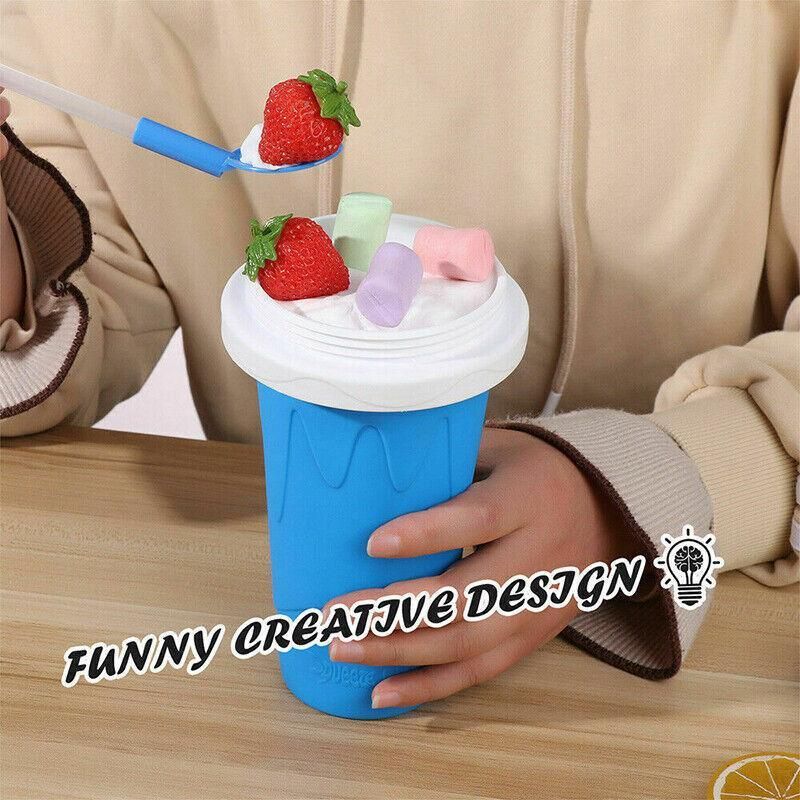 Slushie Maker Cup Quick Freeze Magic Squeeze Cup Milkshake Cup Ice Cream Maker view 6