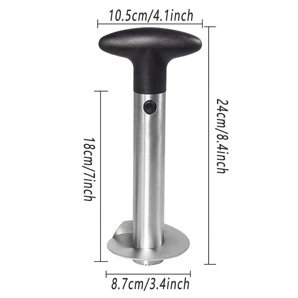 Stainless Steel Pineapple Corer Slicer Peeler Cutter Tool Easy Pineapple view 4