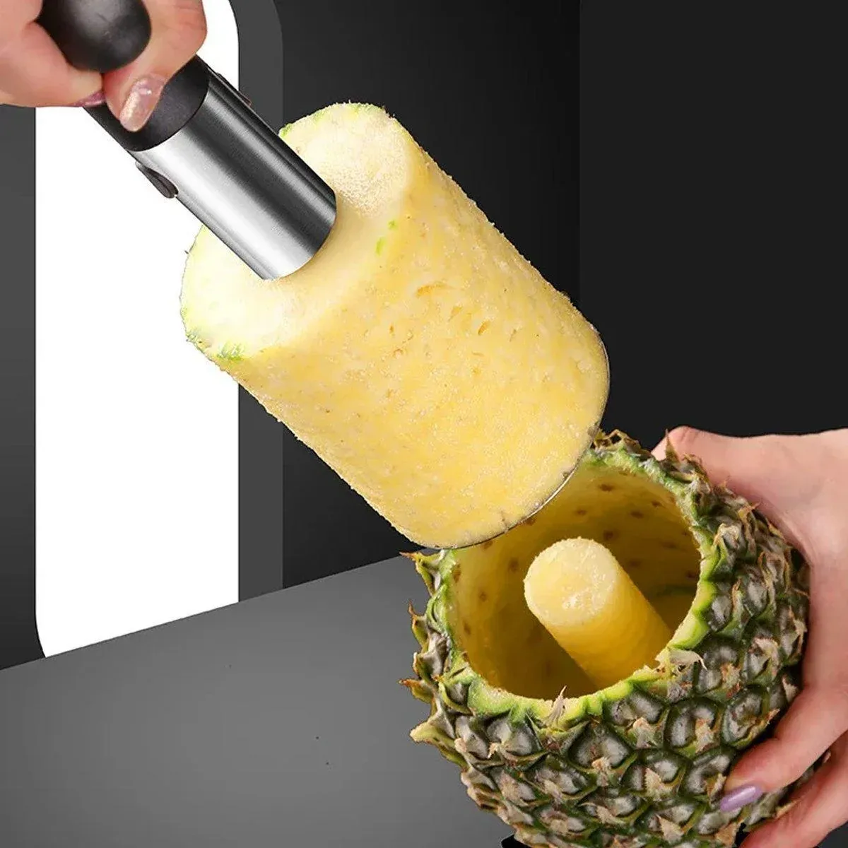Stainless Steel Pineapple Corer Slicer Peeler Cutter Tool Easy Pineapple view 8
