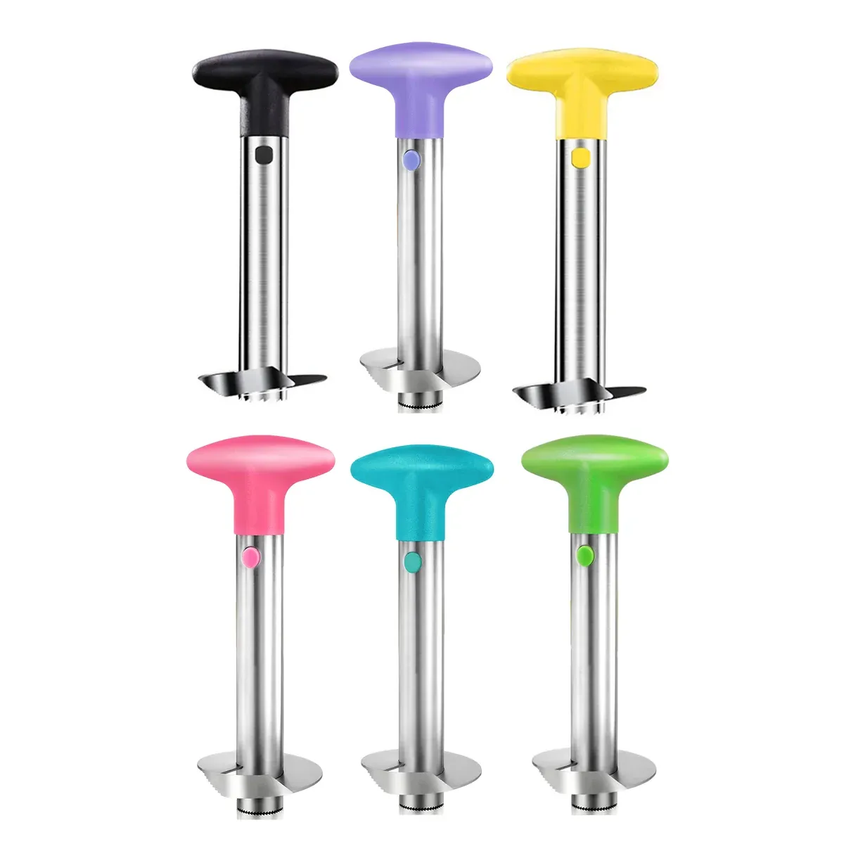 Stainless Steel Pineapple Corer Slicer Peeler Cutter Tool Easy Pineapple view 3