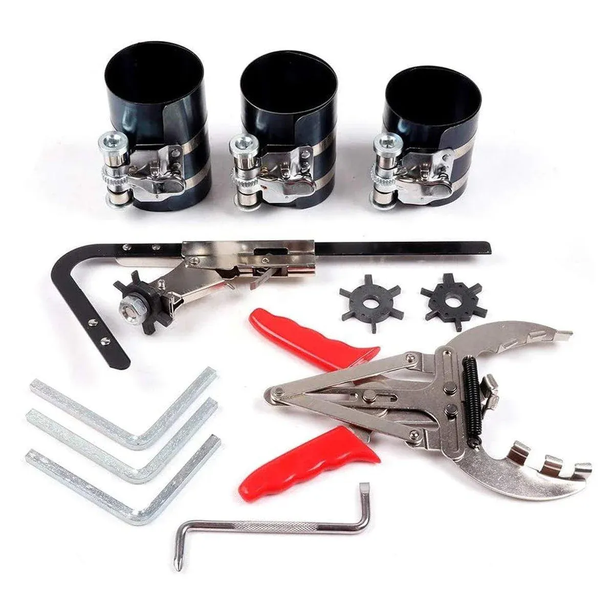 11X Auto Engine Piston Ring Service Tool Set Compressor Tools Kit for Car view 7
