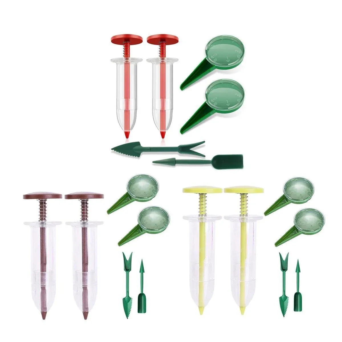 6PCS Garden Seeder Set Mini Seed Planting Tools Manual Seeder for Gardening view 3