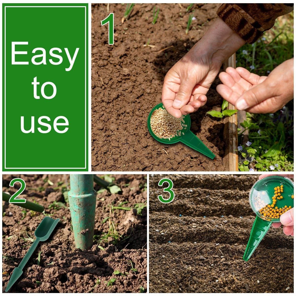 6PCS Garden Seeder Set Mini Seed Planting Tools Manual Seeder for Gardening view 5